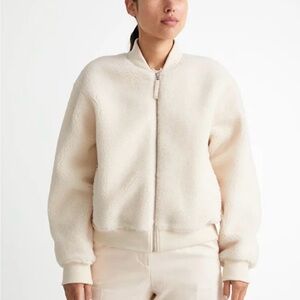 Vineyard Vines Women's Off-White Bomber Jacket